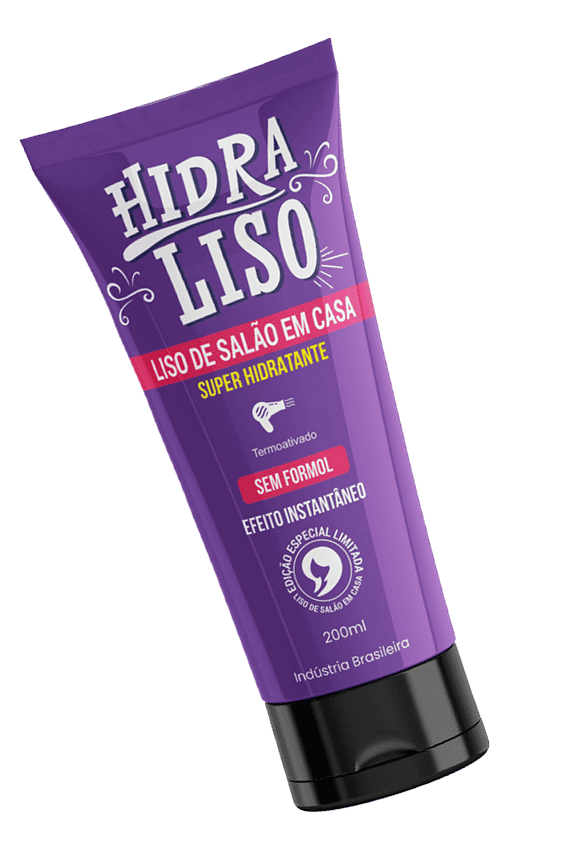 Embalagem roxa do Hidraliso de 200 ml